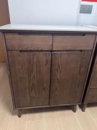 Nitori Wood Shoes Cabinet image 1