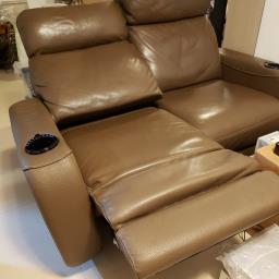 2 seater electric leather sofa image 1