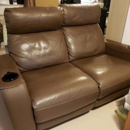 2 seater electric leather sofa image 2