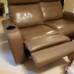 2 seater electric leather sofa image 6