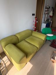 2 Seater Green Sofa image 2