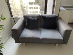 2-seater Grey Sofa image 2