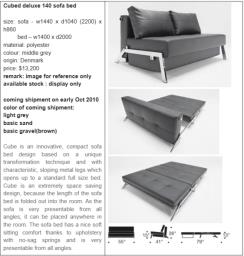 2-seater sofabed image 2