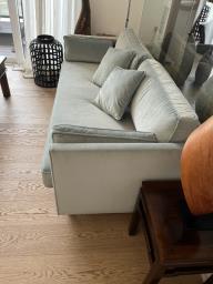 2 Three- Seaters French velvet sofas image 2