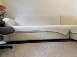 3 Seater Right Chaise Fabric Sofa image 4