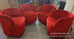 4 Classy chairs 4red image 3