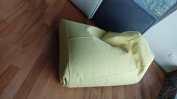 A Yellow Bean Bag image 2