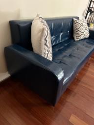 Almost completely new blue sofa image 2