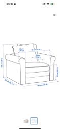 Almost New Ikea Armchairsofa Gronlid image 3