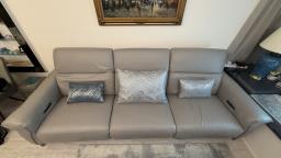 Barely used Cheers brand Leather sofa image 2