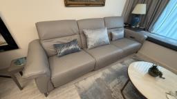 Barely used Cheers brand Leather sofa image 5