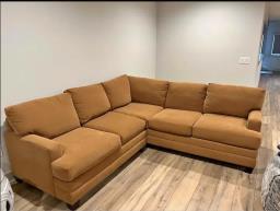 Beautiful Caramel 2-piece Sectional Sofa image 1