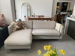 Bo Concept Grey 3 seater Sectional Sofa image 1