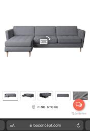 Boconcept sofa almost new image 2