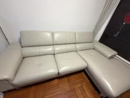 Cream L shaped ulferts sofa image 1