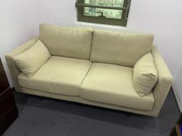 Double seat fabric sofa image 1