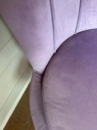 Elegant Lavendar Velvet Sofa image 6