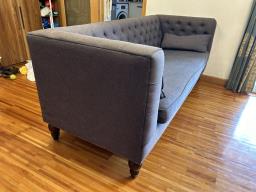 Fabric 3- seater sofa image 2