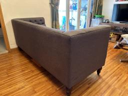 Fabric 3- seater sofa image 3