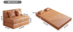 Foldable sofa bed 1 meter wide - 2 pcs image 2
