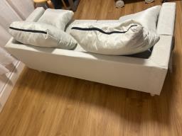 Free Modern 2-seater Sofa light Grey image 6