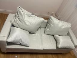 Free Modern 2-seater Sofa light Grey image 4