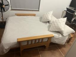 Futon style sofa bed image 3