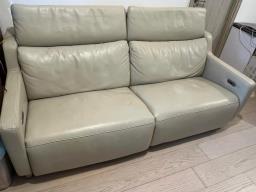 Giormani Leather 3-seater Recliner Sofa image 1