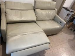 Giormani Leather 3-seater Recliner Sofa image 3