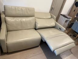 Giormani Leather 3-seater Recliner Sofa image 4