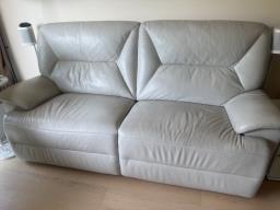 Giormani leather sofa electric reliner image 3