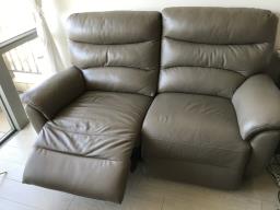 Giormani real leather sofa 2 usb plugs image 1