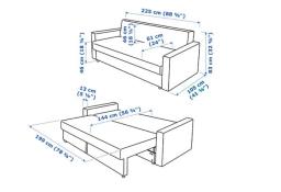 Ikea 3-seat Sofa-bed image 3