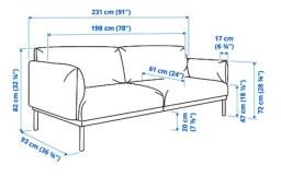 Ikea Applaryd 3-seat Sofa image 2