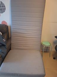 Ikea foldable mattress and frame image 1