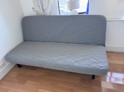 Ikea Nyhamn 3-seat sofa-bed in grey image 3