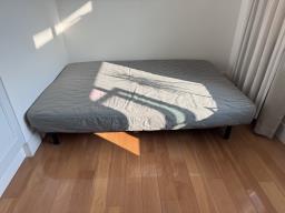 Ikea Nyhamn 3-seat sofa-bed in grey image 4