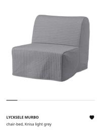 Ikea single sofa bed with cover image 1