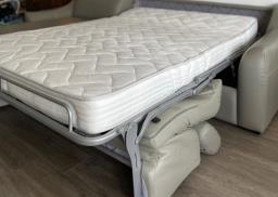Italian Genuine Leather Lshape Sofa Bed image 4