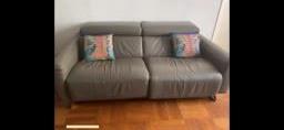 Italian Leather Sofa - Euro Design image 1