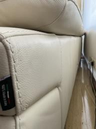 Italy made genuine leather 4 seater sofa image 6