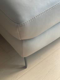 Kuka 3 seater leather sofa image 9