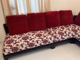 L shape sofa for sale image 2