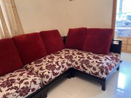 L shape sofa for sale image 4