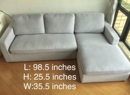L shape sofa from sofa sale image 1