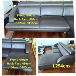 Leather L-shape Sofa image 1