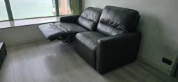 leather sofa with recliners image 1