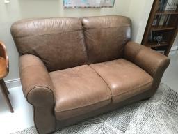 Leather sofa image 1