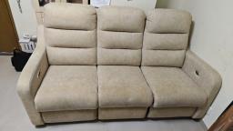 Leatherair Fabric 3-seater sofa image 1