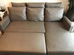 Like-new sofa wchaise image 2